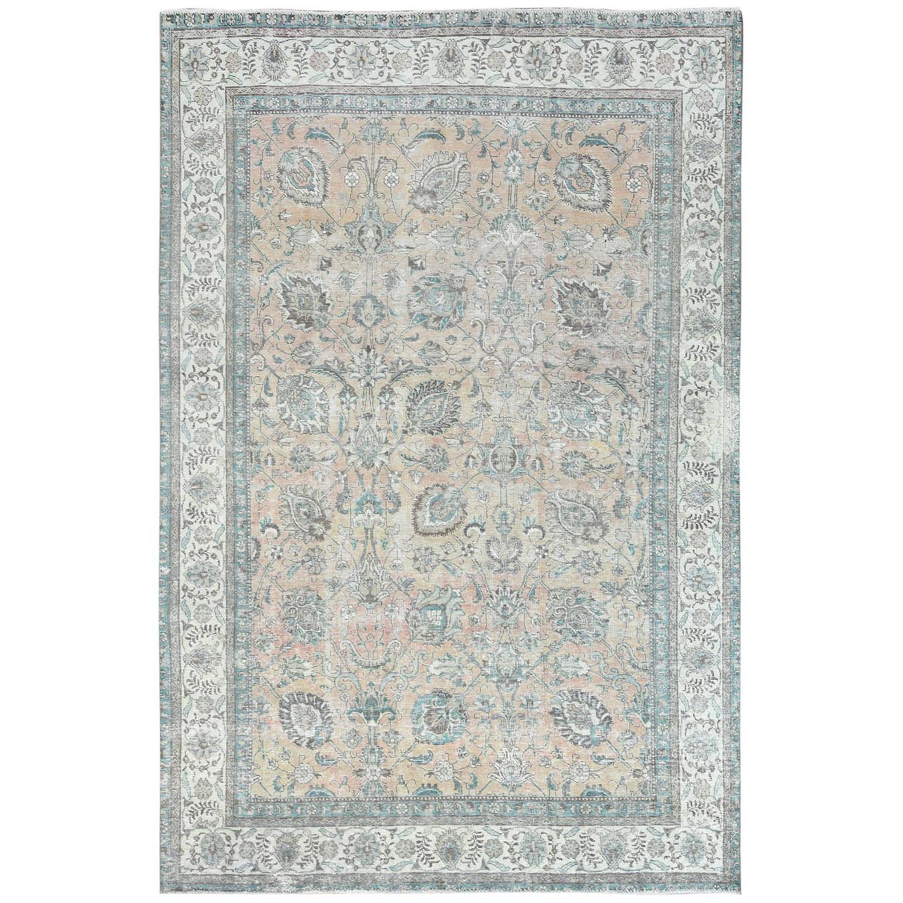 Overdyed & Vintage Rugs LUV730152